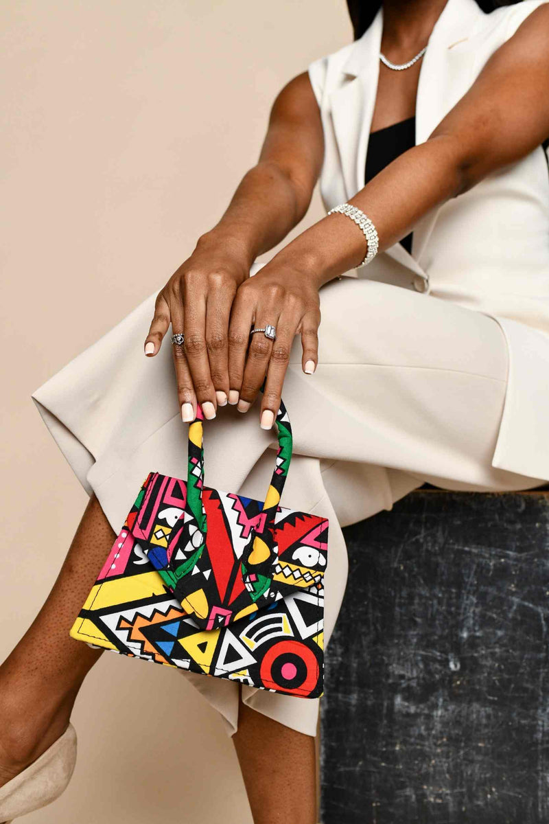 Sofi African Print Mini Bag