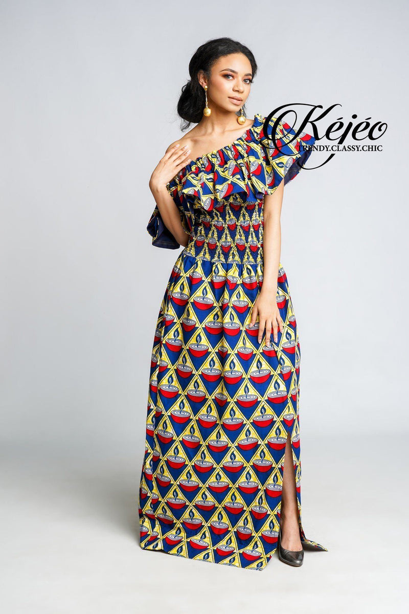 Trendy african print on sale dresses