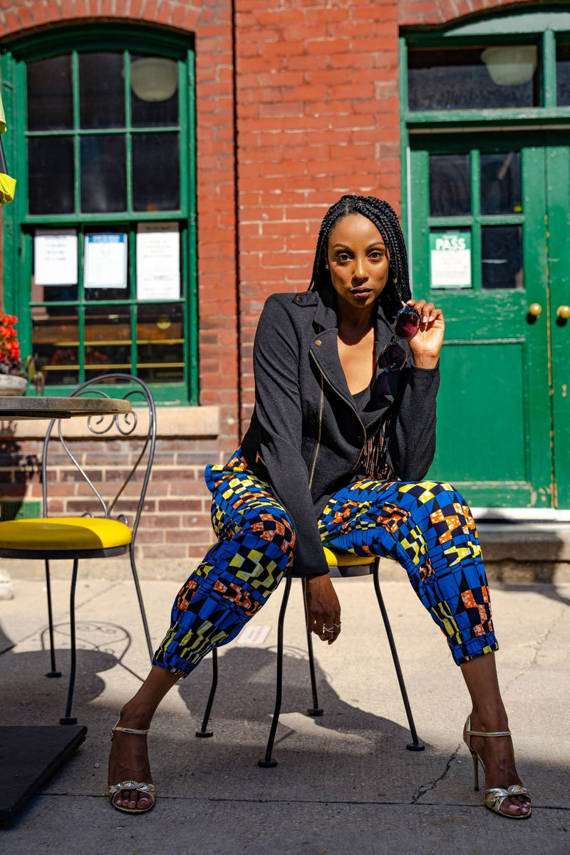 AFRICAN PRINT WOMEN'S CARGO PANTS- KEJEO DESIGNS