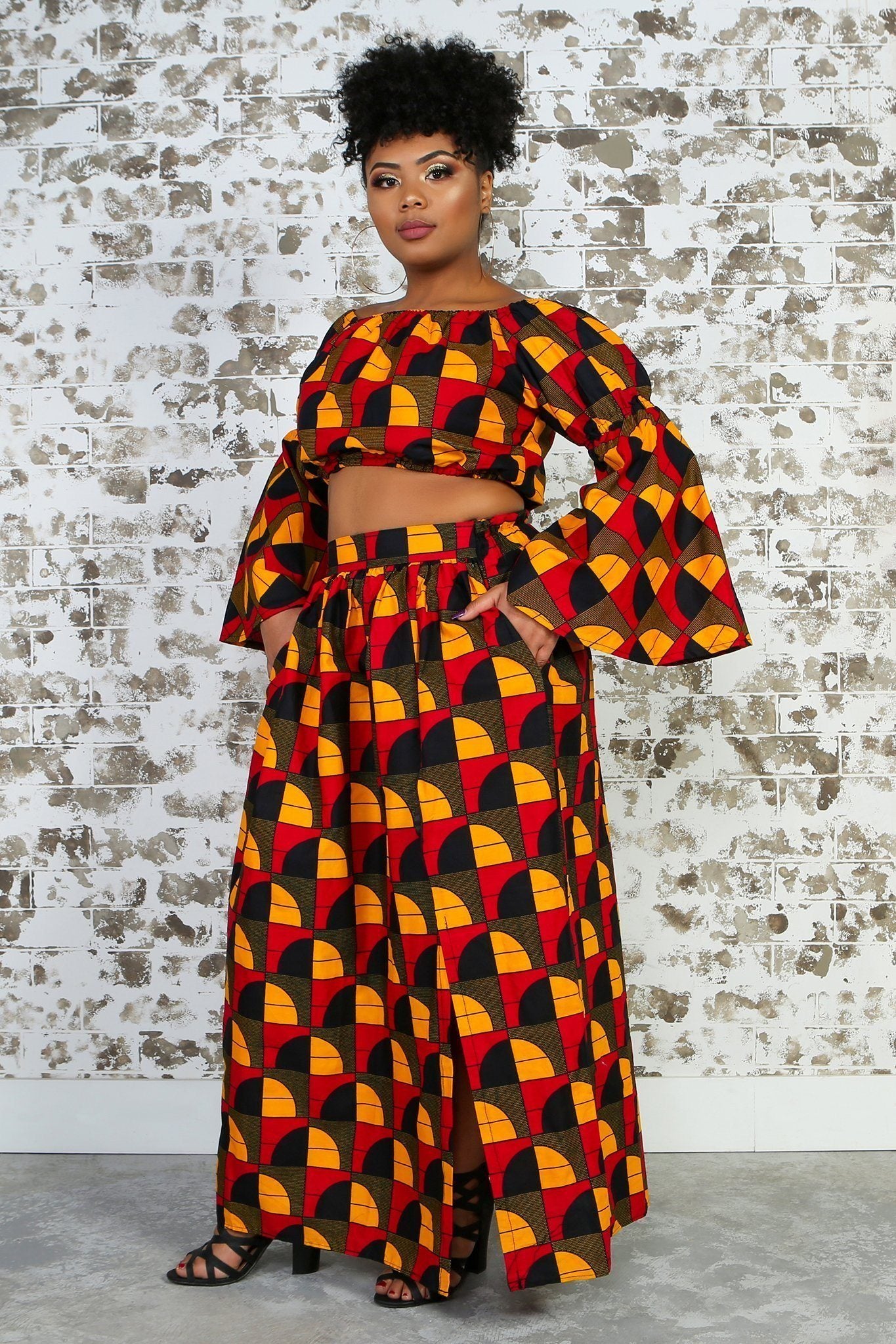 CHIZA African Print Crop Top – KEJEO DESIGNS