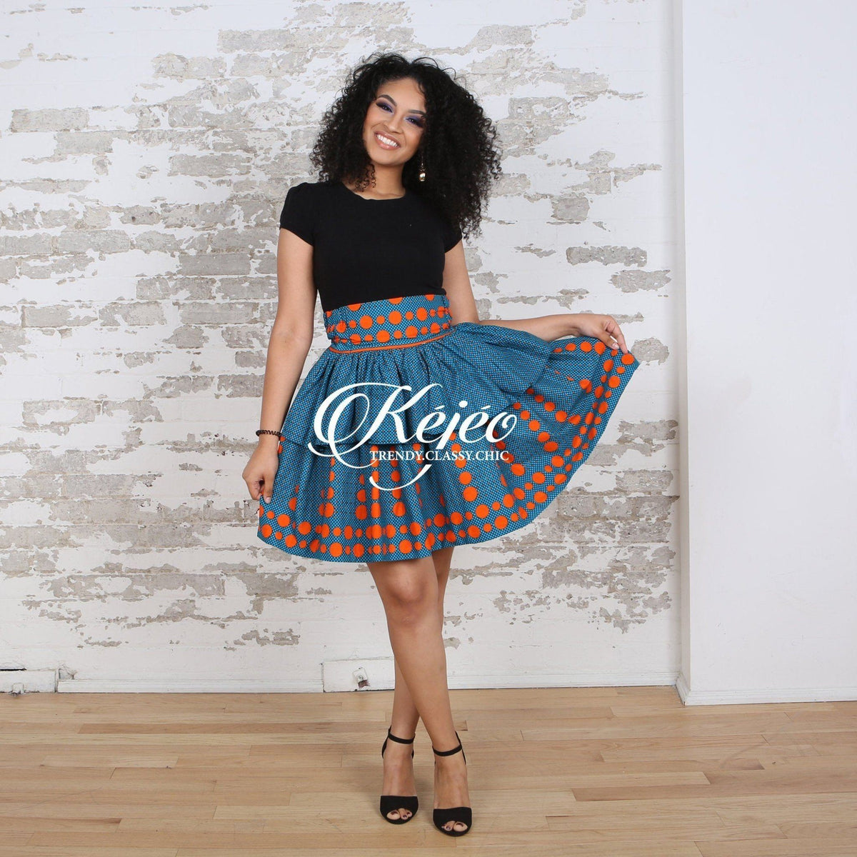 ELORA African Print skirt for Women (Mini) – KEJEO DESIGNS